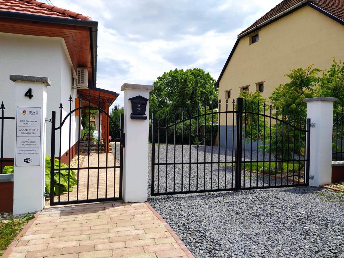 Tulipán Vendégház Sárospatak Exterior foto